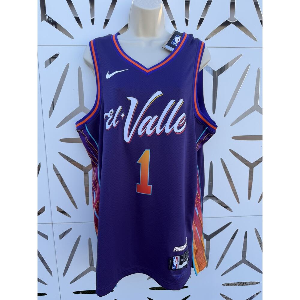 Nike NBA Phoenix Suns Devin Booker El Valle‎ City Edition Jersey Sz L NWT NEW
